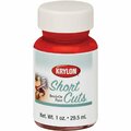 Krylon Short Cuts Red Pepper High Gloss 1 Fl. Oz. Hobby Paint SCB-005